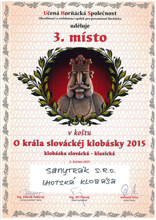 O krála slováckej klobásy 2015